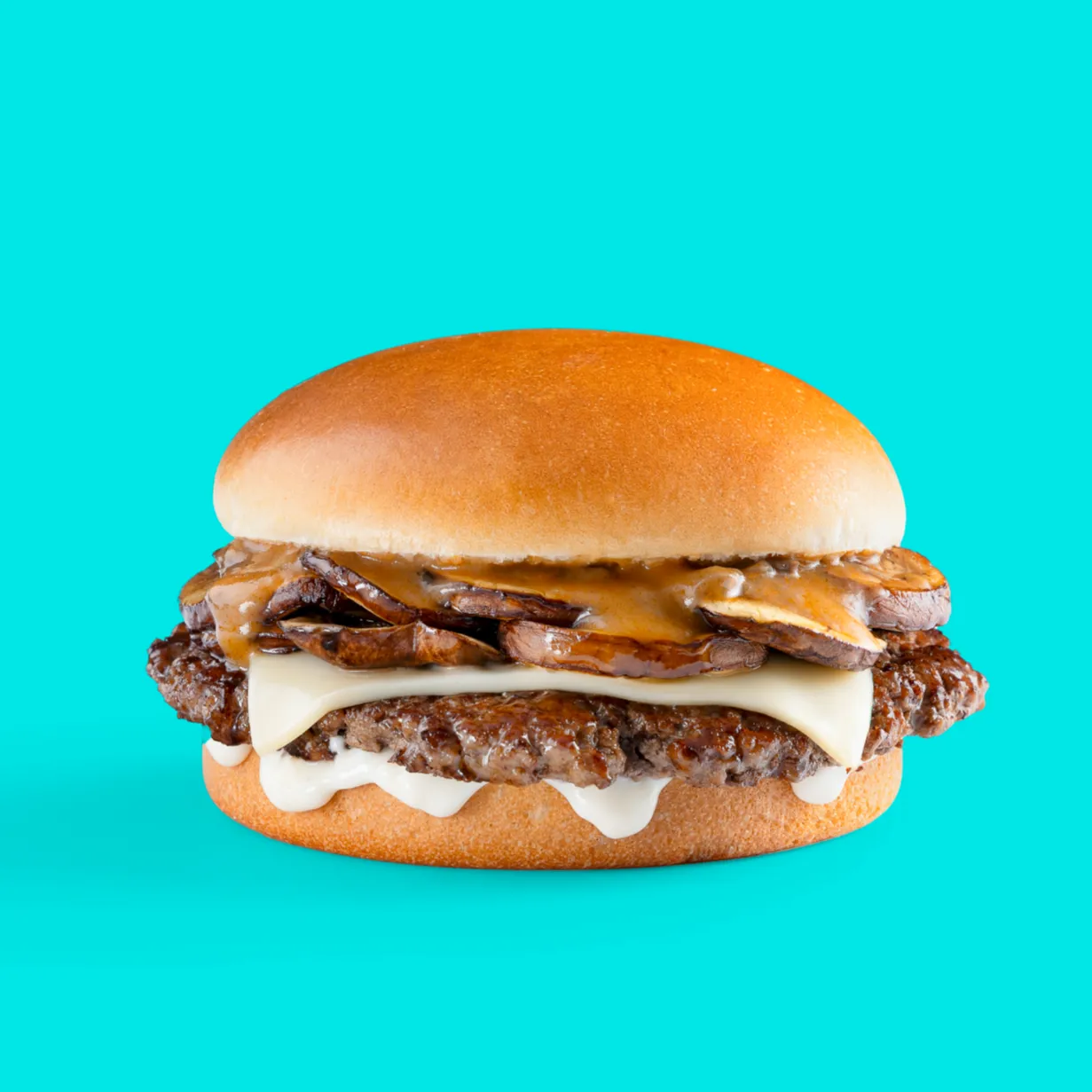 Swiss Mushroom Burger